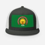 Casquette Trucker AES – Modèle “Souveraineté” | Style urbain, Drapeau du Sahel - Impression avant – Image 5