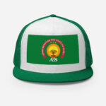 Casquette Trucker AES – Modèle “Souveraineté” | Style urbain, Drapeau du Sahel - Impression avant – Image 6