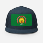 Casquette Trucker AES – Modèle “Souveraineté” | Style urbain, Drapeau du Sahel - Impression avant – Image 7