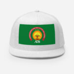 Casquette Trucker AES – Modèle “Souveraineté” | Style urbain, Drapeau du Sahel - Impression avant – Image 13