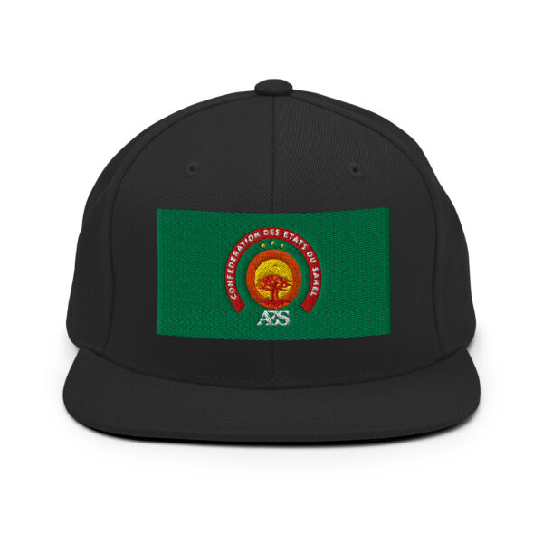 Casquette Snapback AES – Fierté et Unité du Sahel - Broderie avant