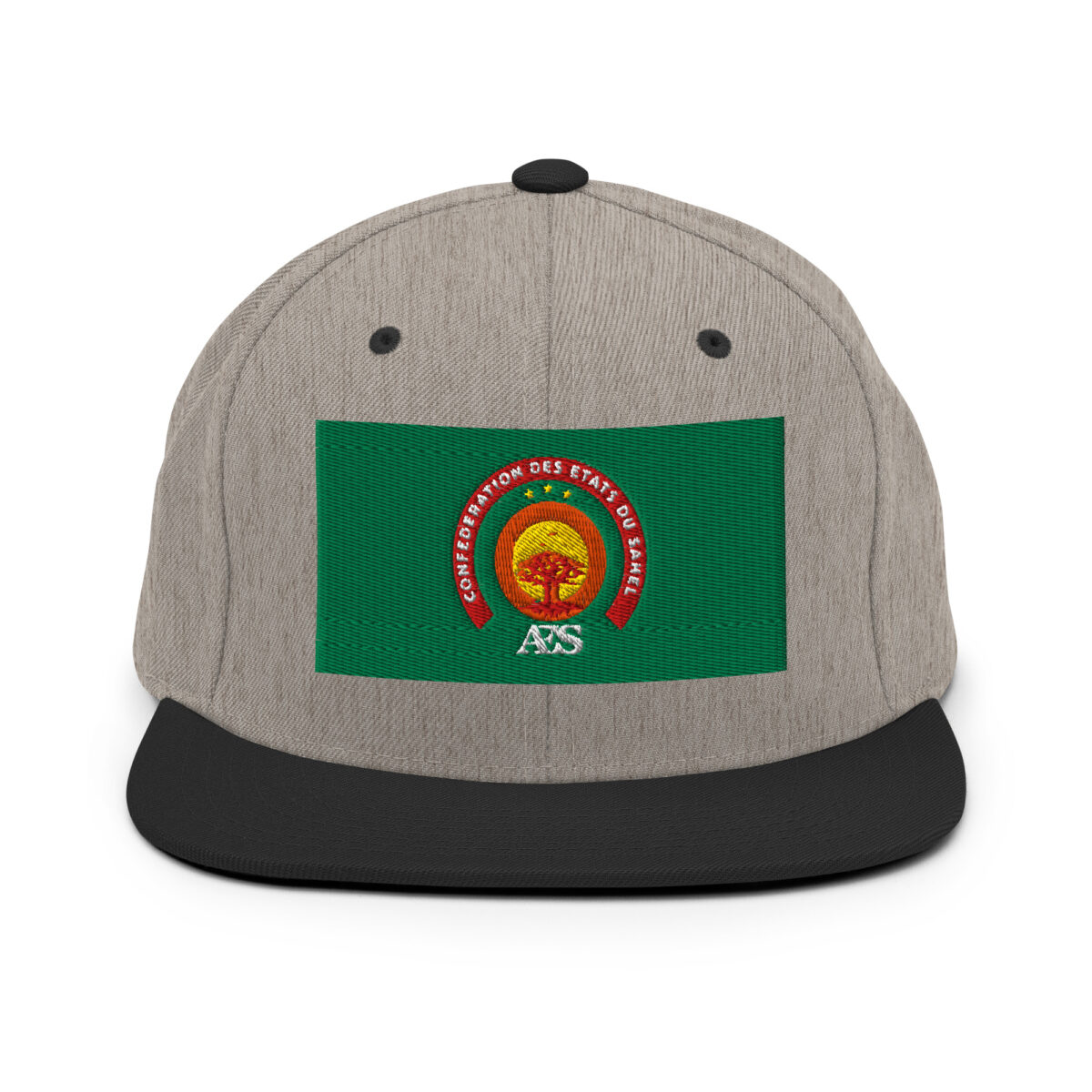 Casquette Snapback AES – Fierté et Unité du Sahel - Broderie avant – Image 15