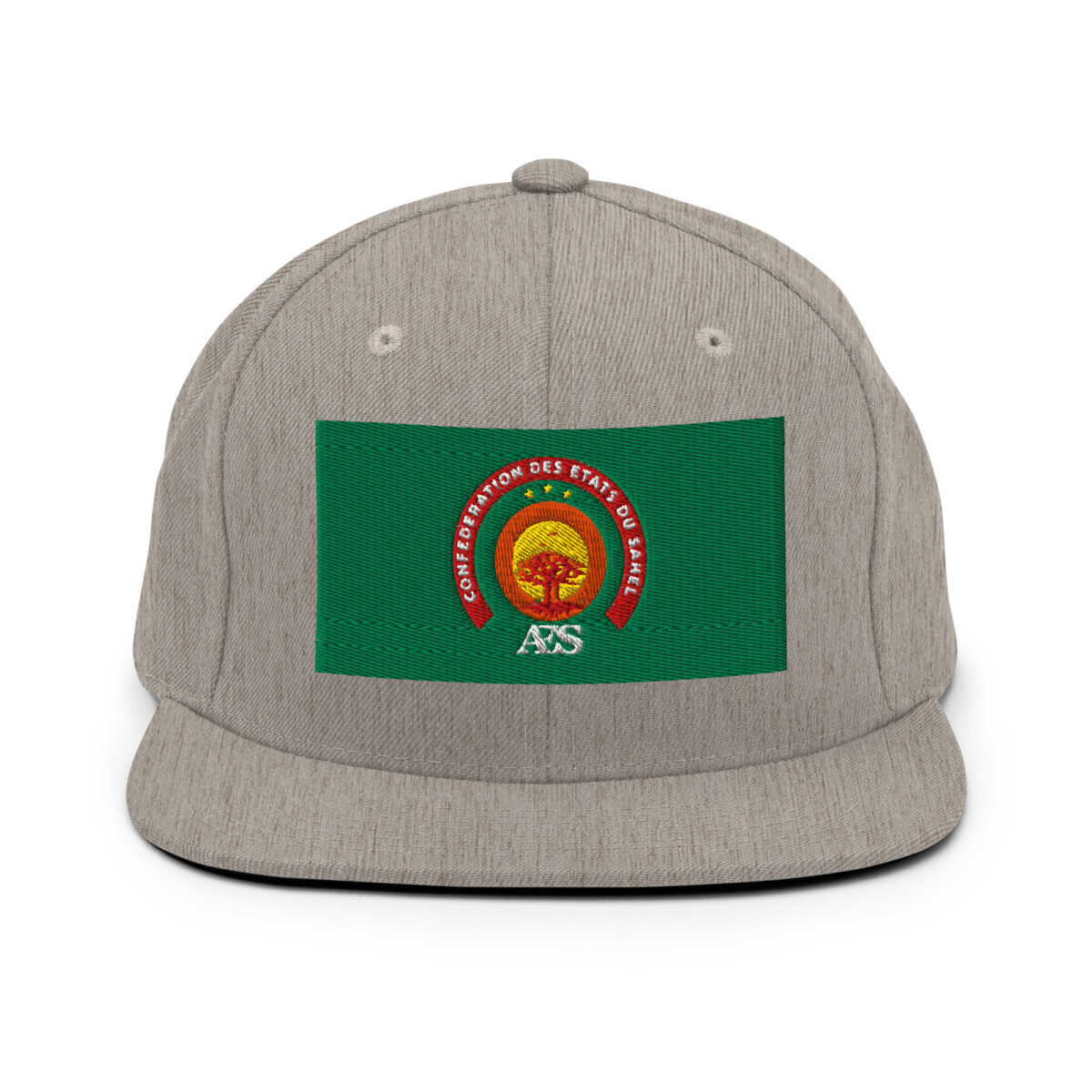 Casquette Snapback AES – Fierté et Unité du Sahel - Broderie avant – Image 10