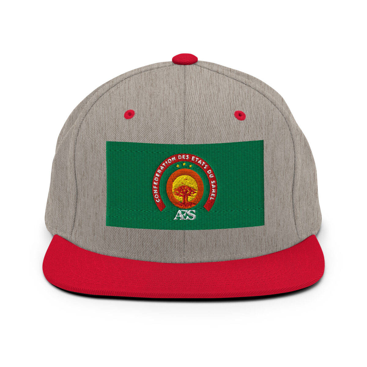 Casquette Snapback AES – Fierté et Unité du Sahel - Broderie avant et arrière – Image 13