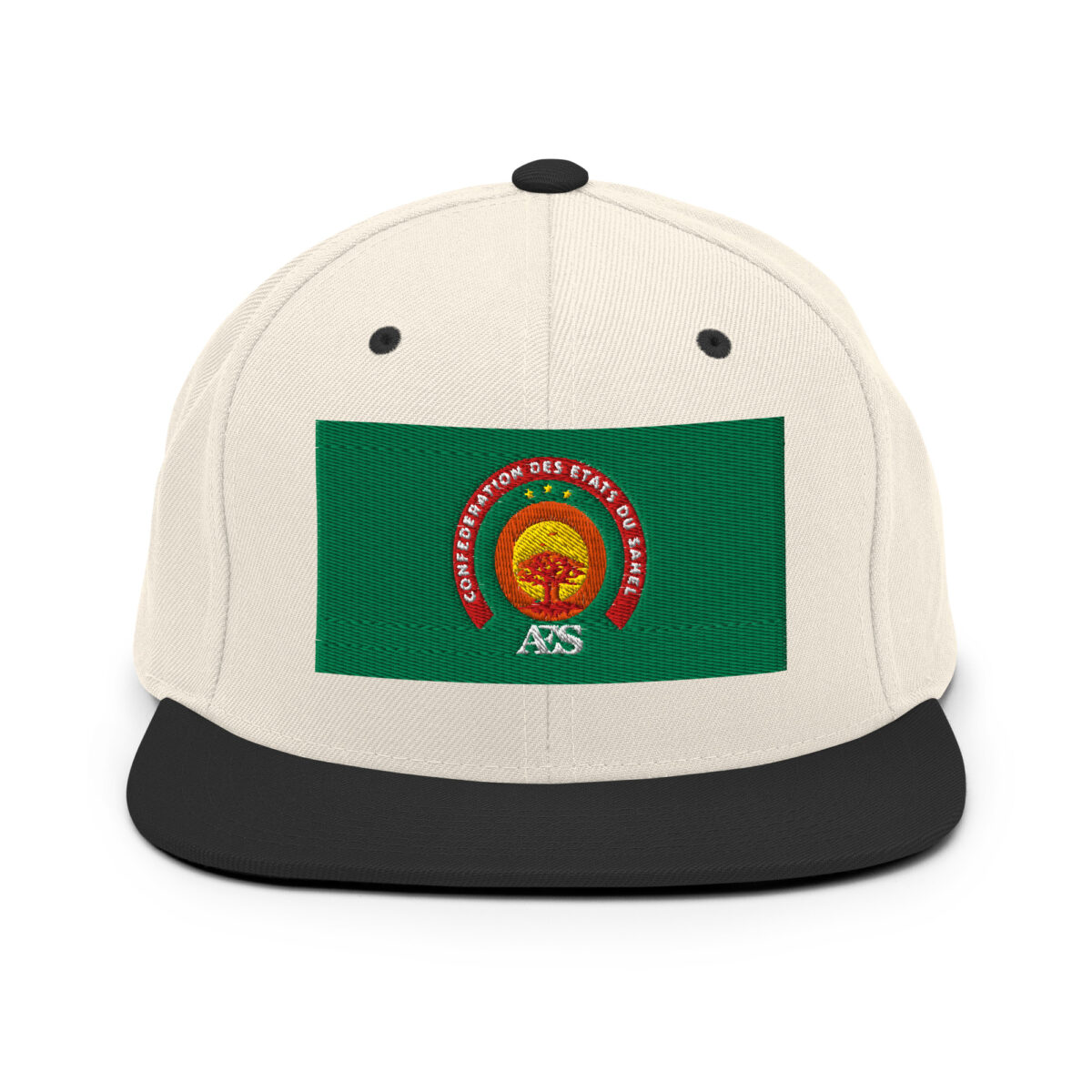 Casquette Snapback AES – Fierté et Unité du Sahel - Broderie avant – Image 18