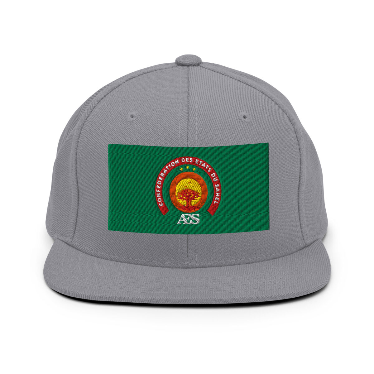 Casquette Snapback AES – Fierté et Unité du Sahel - Broderie avant et arrière – Image 27