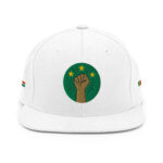 Casquette Snapback AES - Poing Africain & Étoiles de l’Unité - Broderie avant, cotés et arrière – Image 29