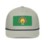 Casquette AES – Modèle “Souveraineté” | Drapeau officiel de la Confédération du Sahel - Impression avant – Image 2