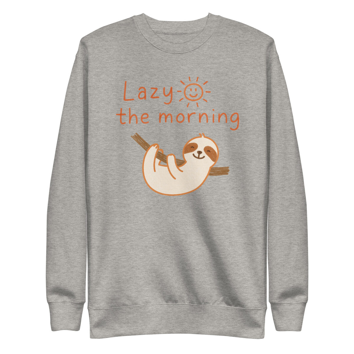 Sweatshirt premium unisexe Lazy the morning – Image 3