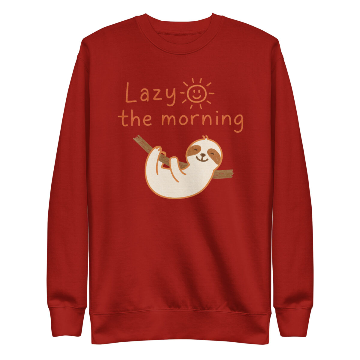 Sweatshirt premium unisexe Lazy the morning – Image 4