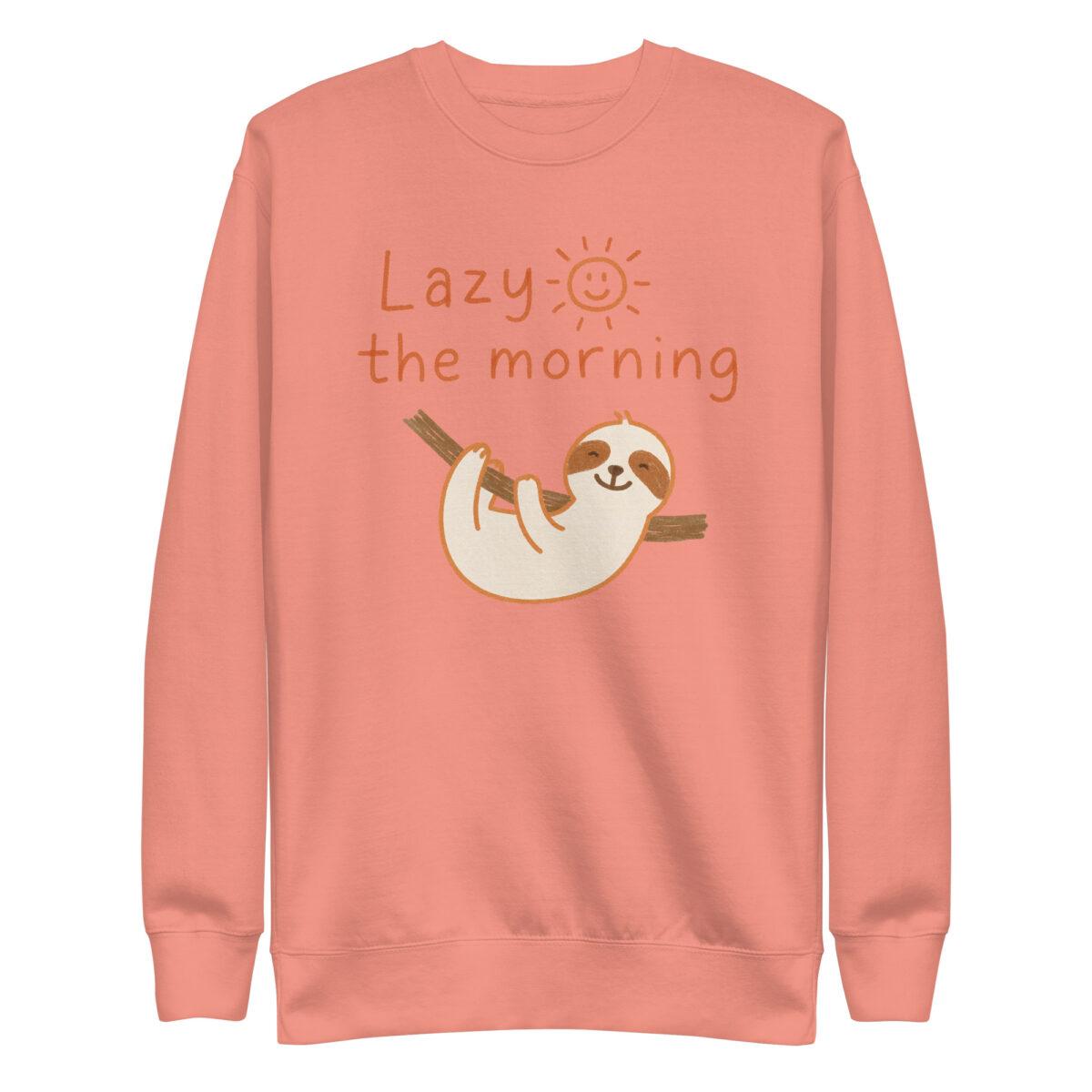 Sweatshirt premium unisexe Lazy the morning – Image 6