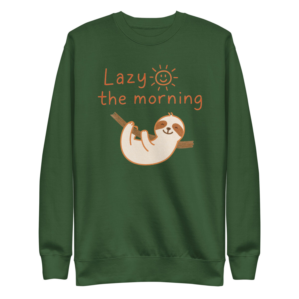 Sweatshirt premium unisexe Lazy the morning – Image 7