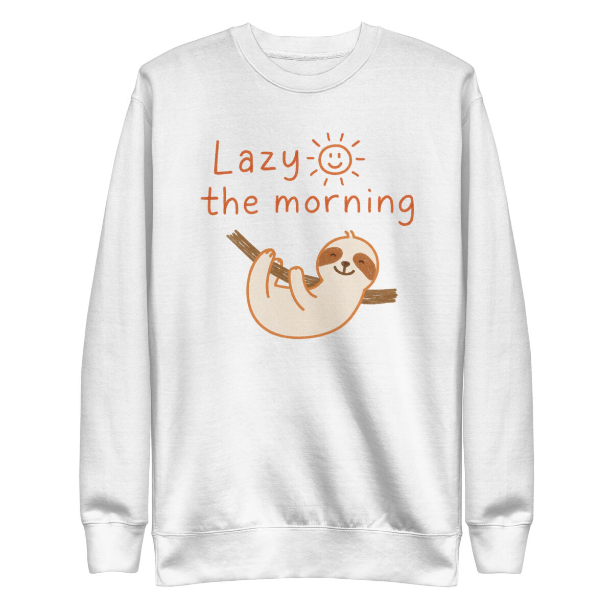 Sweatshirt premium unisexe Lazy the morning – Image 14