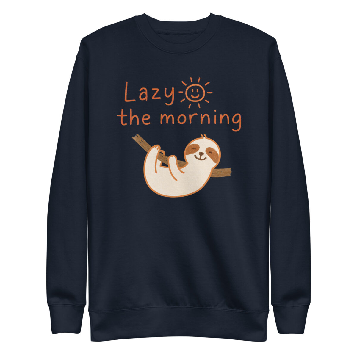 Sweatshirt premium unisexe Lazy the morning – Image 8