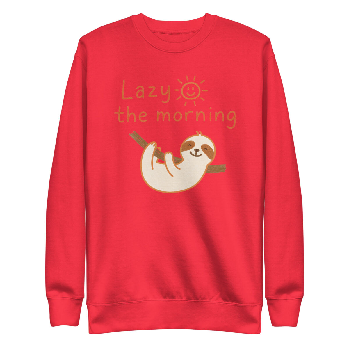 Sweatshirt premium unisexe Lazy the morning – Image 13