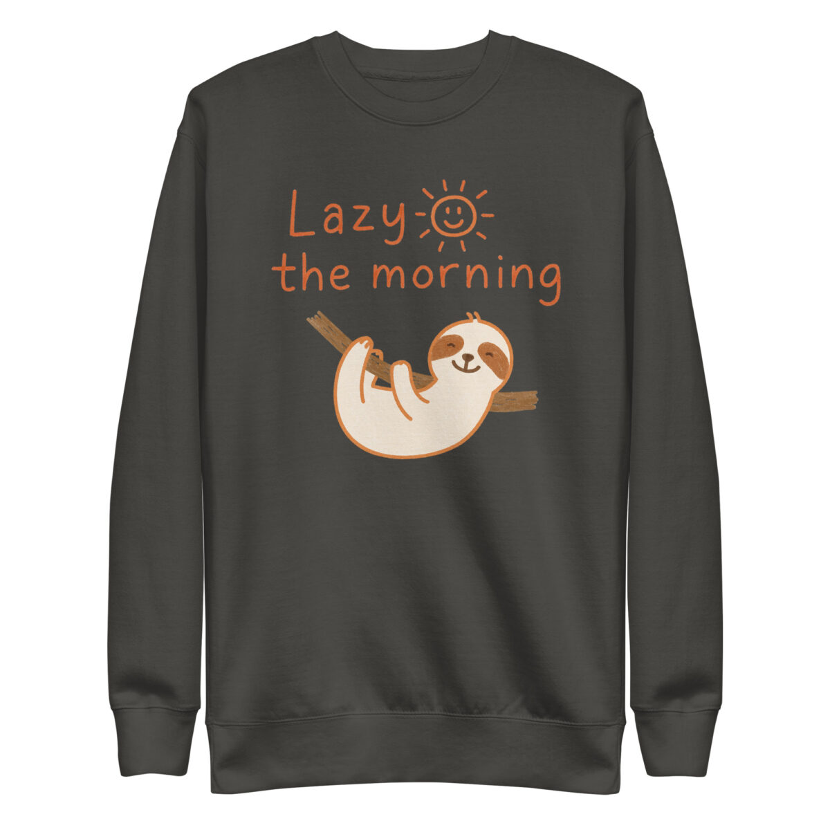 Sweatshirt premium unisexe Lazy the morning – Image 12